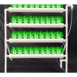 Kit Til Plante- & Urtedyrkning^Hydroponisk dyrkningssæt - Rørsystem i PVC - Med 36 Plantepladser - Diameter 32 mm - Størrelse 95×45×100 cm - Spænding 220 V/50 Hz - Uden Beholder
