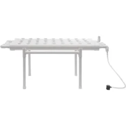 Best Hydroponisk dyrkningssæt - 1-lags system - 36 plantepladser - 4 rør Ø6,3 cm - Huldiameter 3,2 cm - PVC-U - Med vandpumpe - Hvid Kit Til Plante- & Urtedyrkning