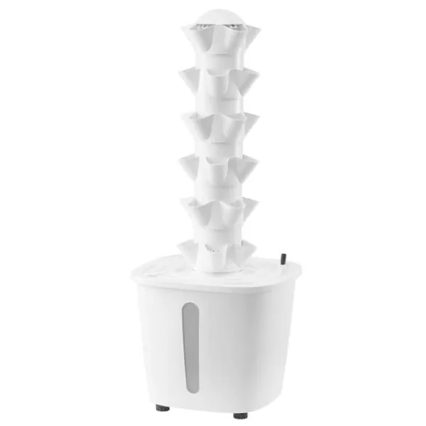 Kit Til Plante- & Urtedyrkning^Hydroponisk Dyrkningssystem 30 Pods, Smart Hydroponisk Tårn, Effektiv Vandcirkulation