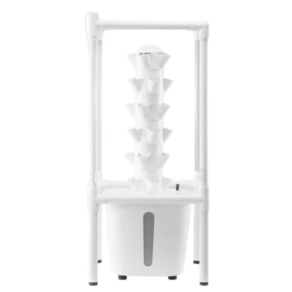 Kit Til Plante- & Urtedyrkning^Hydroponisk Dyrkningssystem med Grow Light, 30 Pods Hydroponiske Tårnhave, Belysning til Indendørs Havebrug