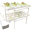 Kit Til Plante- & Urtedyrkning^Hydroponisk dyrkningssystem - Dyrkningssæt - 72 huller - PVC - Til grøntsager - Hvid