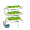 Hydroponisk grøntsagsdyrkningskit, 3 lag, 108 plantepladser, PVC-materiale, jordløs system, kompakt design Kit Til Plante- & Urtedyrkning
