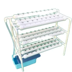 Kit Til Plante- & Urtedyrkning^Hydroponisk Grow Kit, 90 Plantesider, Pladsbesparende 3-Lags Design,Hvid