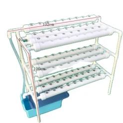 Kit Til Plante- & Urtedyrkning^Hydroponisk Grow Kit, 3-lags design, 90/108 plantesider,3 Lag 90 Hull