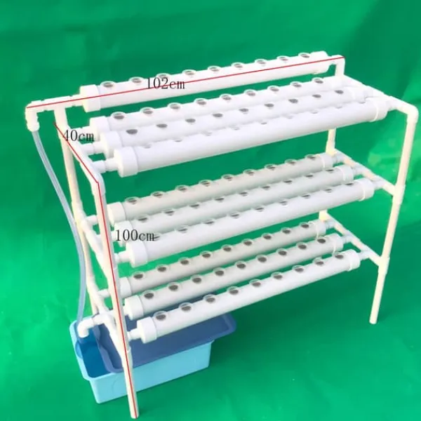 Kit Til Plante- & Urtedyrkning^Hydroponisk Grow Kit, 3-lags design, 90/108 plantesider,3 Lag 90 Hull