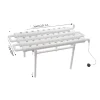 Outlet Hydroponisk Plantesystem, 3-lags Design, 108 Plantepladser,Hvid Kit Til Plante- & Urtedyrkning