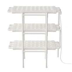 Kit Til Plante- & Urtedyrkning^Hydroponisk System, 108 Plantepositioner, Kompakt Indendørs Design,HVID