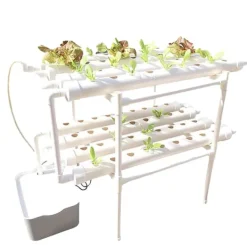 Kit Til Plante- & Urtedyrkning^Hydroponisk Vækstsæt, Lagdelt Design, Automatisk Vandingssystem,72 Hul