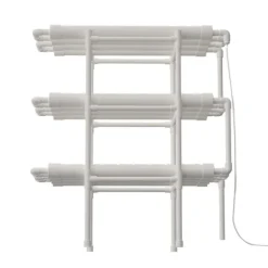 Kit Til Plante- & Urtedyrkning^Hydroponisk Vækstsæt, 3-Lags System, 108 Plantepladser,HVID