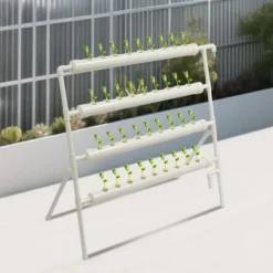 Kit Til Plante- & Urtedyrkning^Hydroponisk Vækstsysteem, 4 Lag, 36 Pods, 44 Gal/h Pumpekapacitet, 5.91 ft Maksimal Pumpeløft, 16.53 lbs Vægtkapacitet