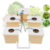 Hot Hydroponisk Vækstsysteem, Fem-tray opsætning, 4W Nedsænkelig Pumpe, DWC System, Flow Rate 79,25 Galloner/Time, Højkvalitets PP Plast Kit Til Plante- & Urtedyrkning