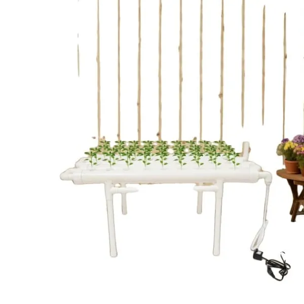 Kit Til Plante- & Urtedyrkning^Hydroponisk Vækstsysten, 36 Plantepladser, Vertikalt Havekit,HVID