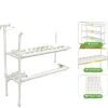 Kit Til Plante- & Urtedyrkning^Hydroponisk vækstsysten, 90 plantepladser, holdbar PVC-konstruktion, indendørs/udendørs brug