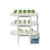 Kit Til Plante- & Urtedyrkning^Hydroponisk Vækstsysten, 3-Lags Design, 108 Plantepladser,HVID