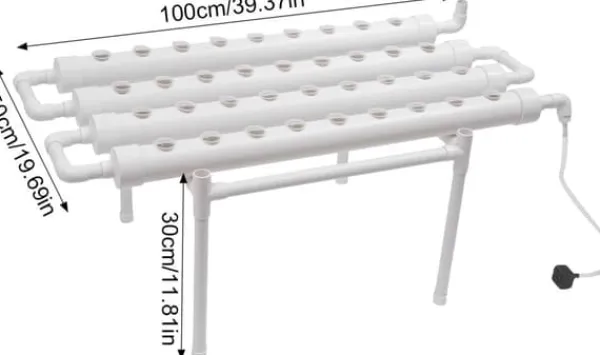 Kit Til Plante- & Urtedyrkning^Hydroponiske formeringssystemer, 4 rør, 36 plantepladser