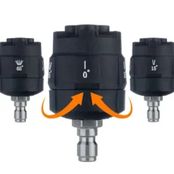 Hot 6-i-1 dyse med 1/4" lynkobling til højtryksrenser Havemaskiner