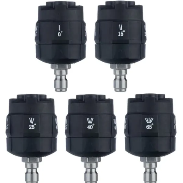 Hot 6-i-1 dyse med 1/4" lynkobling til højtryksrenser Havemaskiner