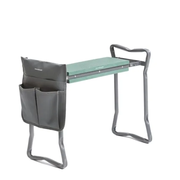 Støtte Med Hjul, Sæder & Knæbeskyttelse Til Havepleje^3-i-1 Folding Garden Seat med taske til Værktøj Situl InnovaGoods