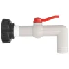 New IBC Tank Hane Adapter Vandslange Tilslutning Havetilbehør 90° 32mm Hane VVS Værktøj Vanding