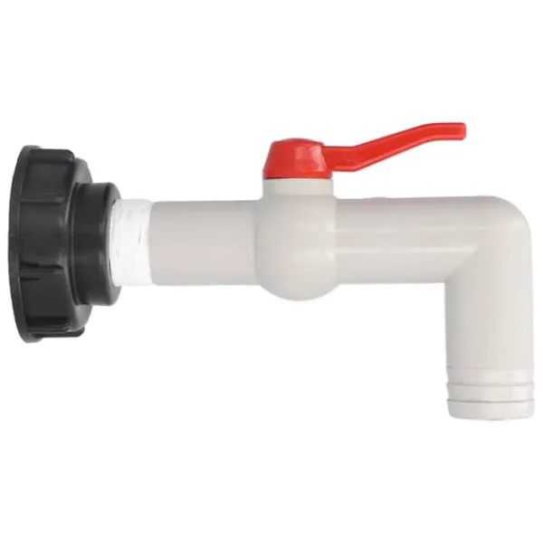 New IBC Tank Hane Adapter Vandslange Tilslutning Havetilbehør 90° 32mm Hane VVS Værktøj Vanding