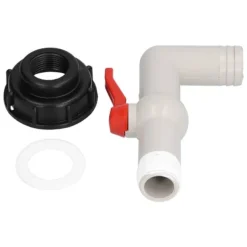 New IBC Tank Hane Adapter Vandslange Tilslutning Havetilbehør 90° 32mm Hane VVS Værktøj Vanding