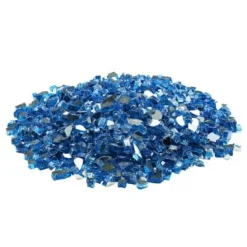 Tilbehør Til Brændeovne & Pejse^Ildglas, 12,7 mm, Pacific Blue, Hærdet glas