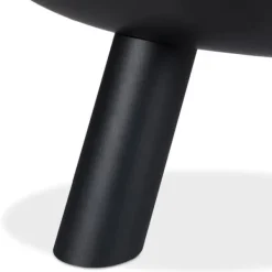 Pejse^Ildskål med grill og gnistbeskytter, 58x75 cm, sort