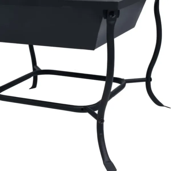 Hot Ildsteder - Living bålfad 42x42x45 cm stål sort Pejse