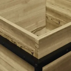 Plantningsbænke^Imprægneret fyrretræs plantekasse - Dekorativ til have og altan | Størrelse: 80x40x50 cm