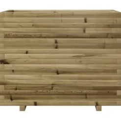 Imprægneret plantekasse i fyrretræ - Dekorativ til have og altan | Størrelse: 90x60x72 cm Plantningsbænke