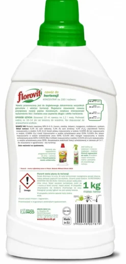Sale INCO FLOROVIT HORTENSIA 1L IN Gødningsmidler