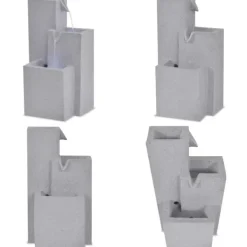New Indendørs fontæne med LED-lys polyresin - Indendørs Fontæne - Indendørs Fontæner - Home & Living Springvand & Damme