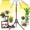 Kit Til Plante- & Urtedyrkning^Indendørs plante vokse let med 4 hoveder, fleksibel svanehals. 10 niveauer, 3 tilstande