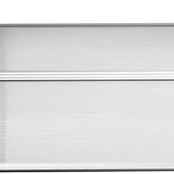 Buer, Spalier, Lysthuse Uden Tag^Indgangsbaldakin 200×96×27 cm med UV-beskyttelse – aluminium, sort