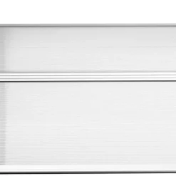 Telte & Lysthuse^Indgangsoverdækning 89×122 cm – polycarbonat buet tag, UV-beskyttelse, hvid