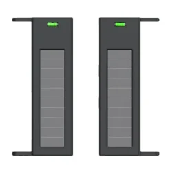 Indkørselsalarm System, Solcelledrevet, Lang Trådløs Rækkevidde, Q2, EU-stik Hjemmealarmsystemer