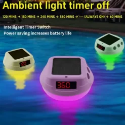 Clearance INF Flydende pooltermometer med LED-display, TS-PL01 Pool- & Spatilbehør
