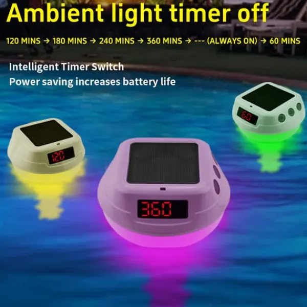 Clearance INF Flydende pooltermometer med LED-display, TS-PL01 Pool- & Spatilbehør