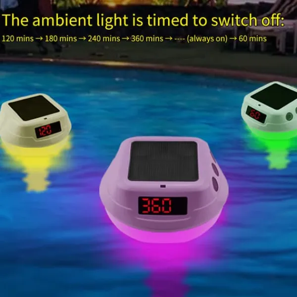 Clearance INF Flydende pooltermometer med LED-display, TS-PL01 Pool- & Spatilbehør