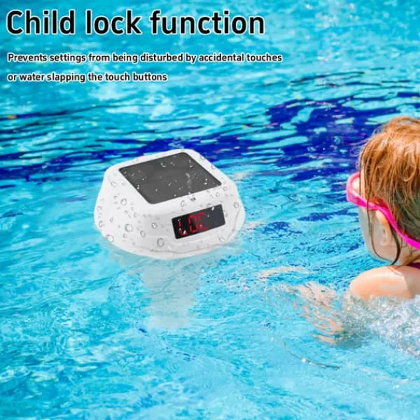 Clearance INF Flydende pooltermometer med LED-display, TS-PL01 Pool- & Spatilbehør