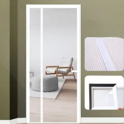 Insektmiddel & Dyreafvisende Middel^INF Glasfiber magnetisk skærmdørgardin