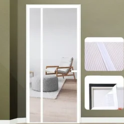 Insektmiddel & Dyreafvisende Middel^INF Glasfiber magnetisk skærmdørgardin