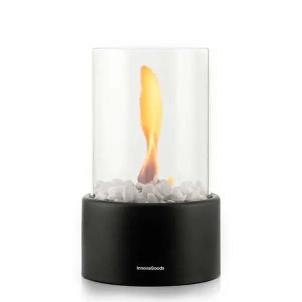 Hot Innovagoods Bioethanol Bordpejs Heatfir Transparent Pejse