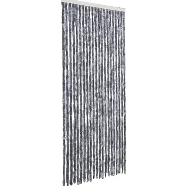 Insektmiddel & Dyreafvisende Middel^Insektgardin - Fleksible chenilletråde | Størrelse: 90x200 cm | Farve: Sølv