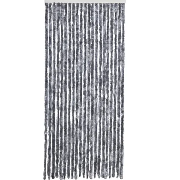 Insektmiddel & Dyreafvisende Middel^Insektgardin - Fleksible chenilletråde | Størrelse: 90x200 cm | Farve: Sølv