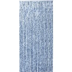 Sale Insektgardin 100 x 220 cm blå hvid og sølvfarvet - Insektgardin - Insektgardiner - Home & Living Insektmiddel & Dyreafvisende Middel