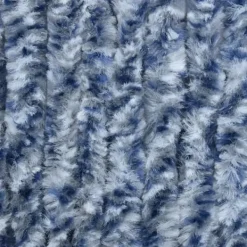 Outlet Insektgardin 56 x 185 cm blå hvid og sølvfarvet - Insektgardin - Insektgardiner - Home & Living Insektmiddel & Dyreafvisende Middel