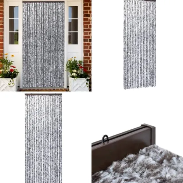 Insektmiddel & Dyreafvisende Middel^Insektgardin 90 x 220 cm brun og beige - Insektgardin - Insektgardiner - Home & Living