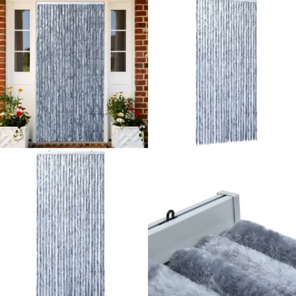 Insektmiddel & Dyreafvisende Middel^Insektgardin 100 x 220 cm sølvfarvet - Insektgardin - Insektgardiner - Home & Living