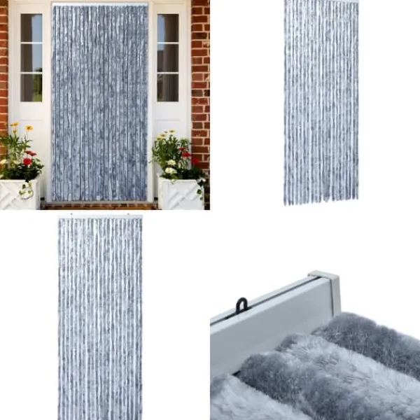 Insektmiddel & Dyreafvisende Middel^Insektgardin 90 x 220 cm sølvfarvet - Insektgardin - Insektgardiner - Home & Living